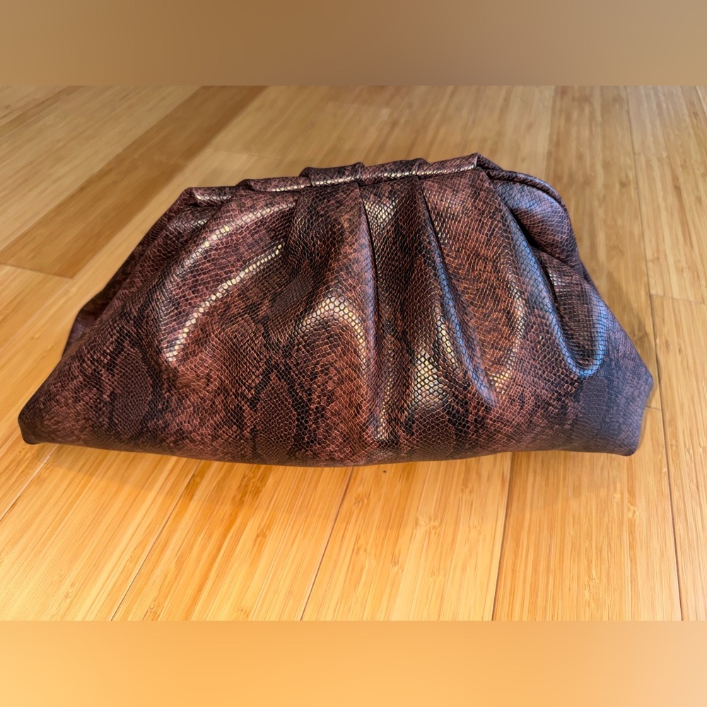 Elegant Brown Clutch Bag